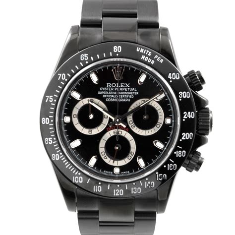 custom rolex black platinum